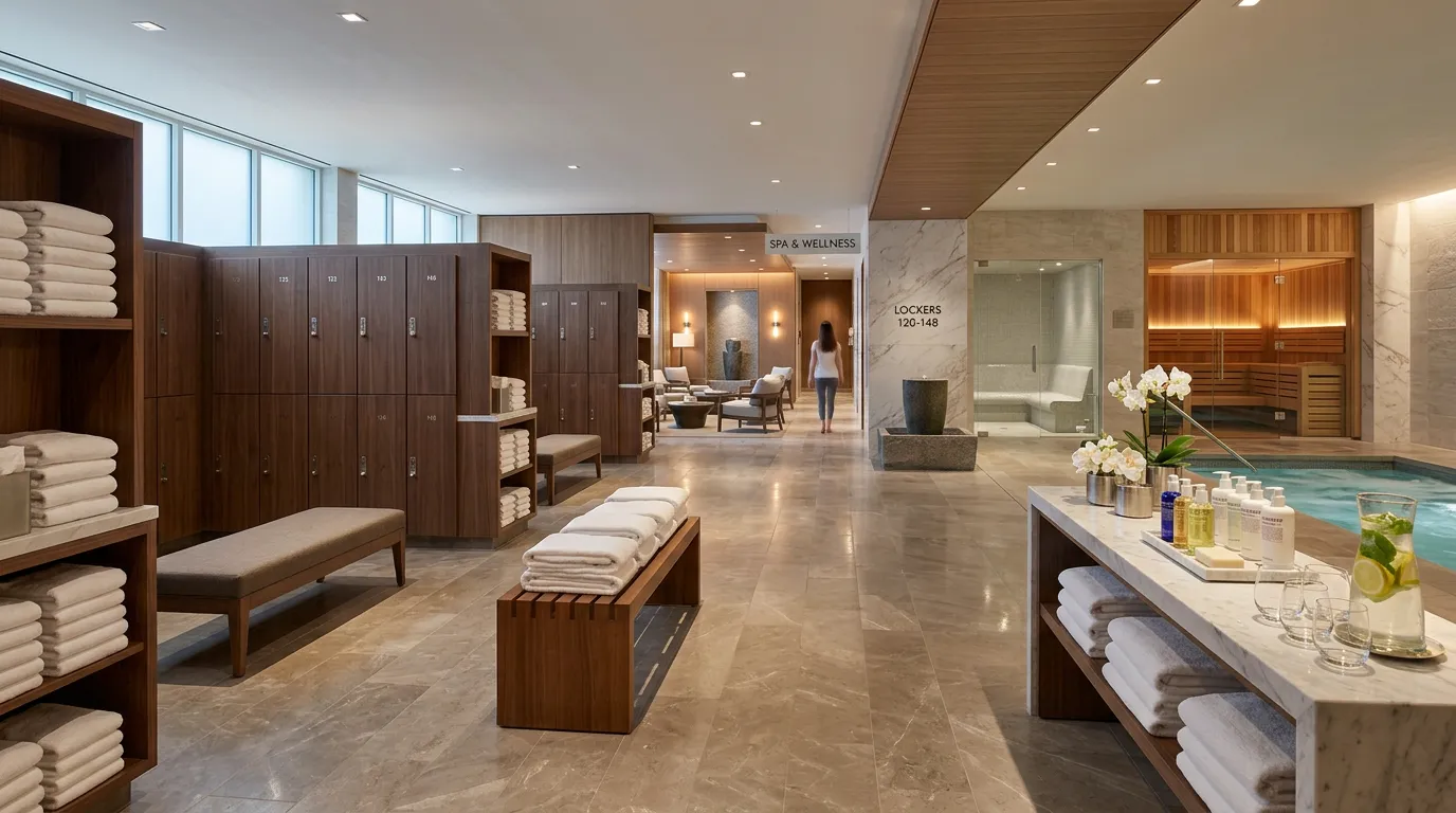 Раздевалки и SPA-зона Iron Body