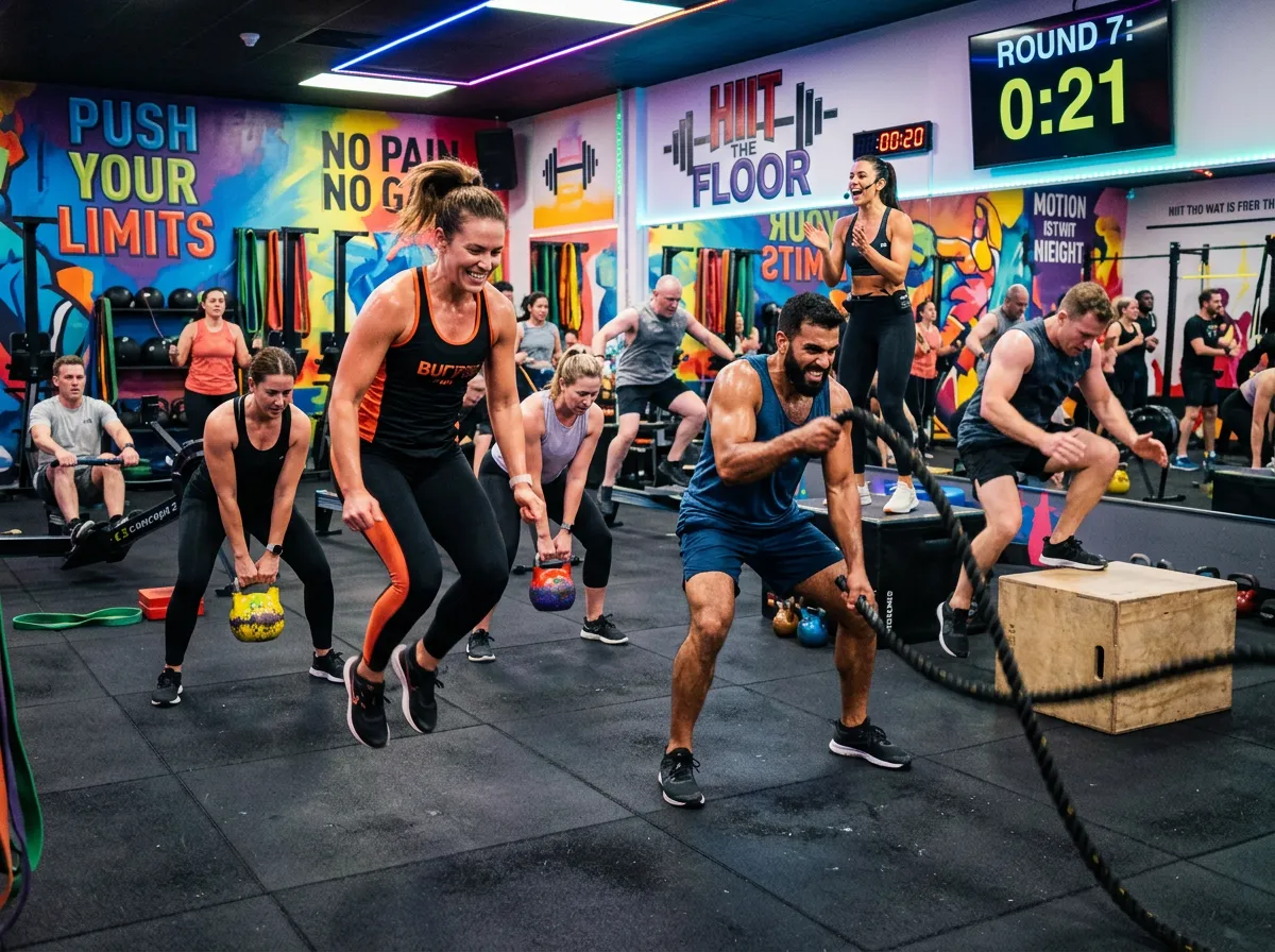 Групповые тренировки HIIT