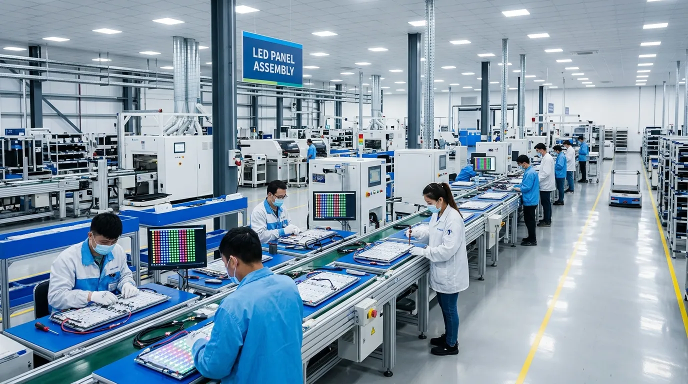 Производство LED панелей