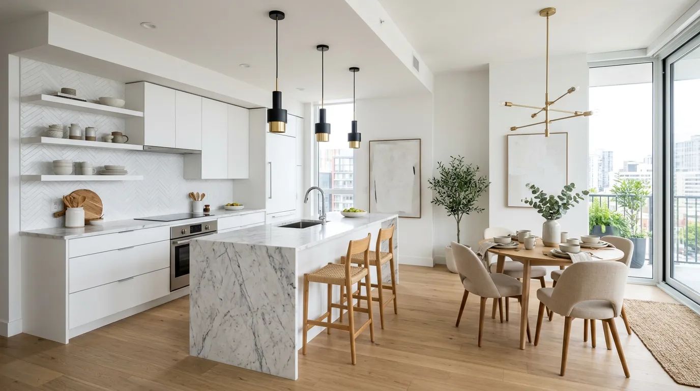 Современная кухня в квартирах ЖК История